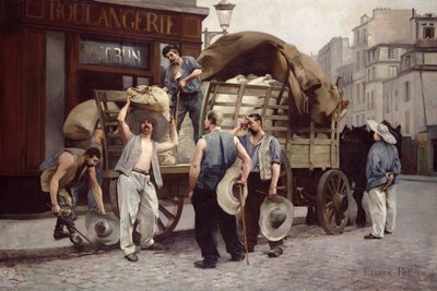 Delivering Flour, 1885 by Louis Robert Carrier Belleuse